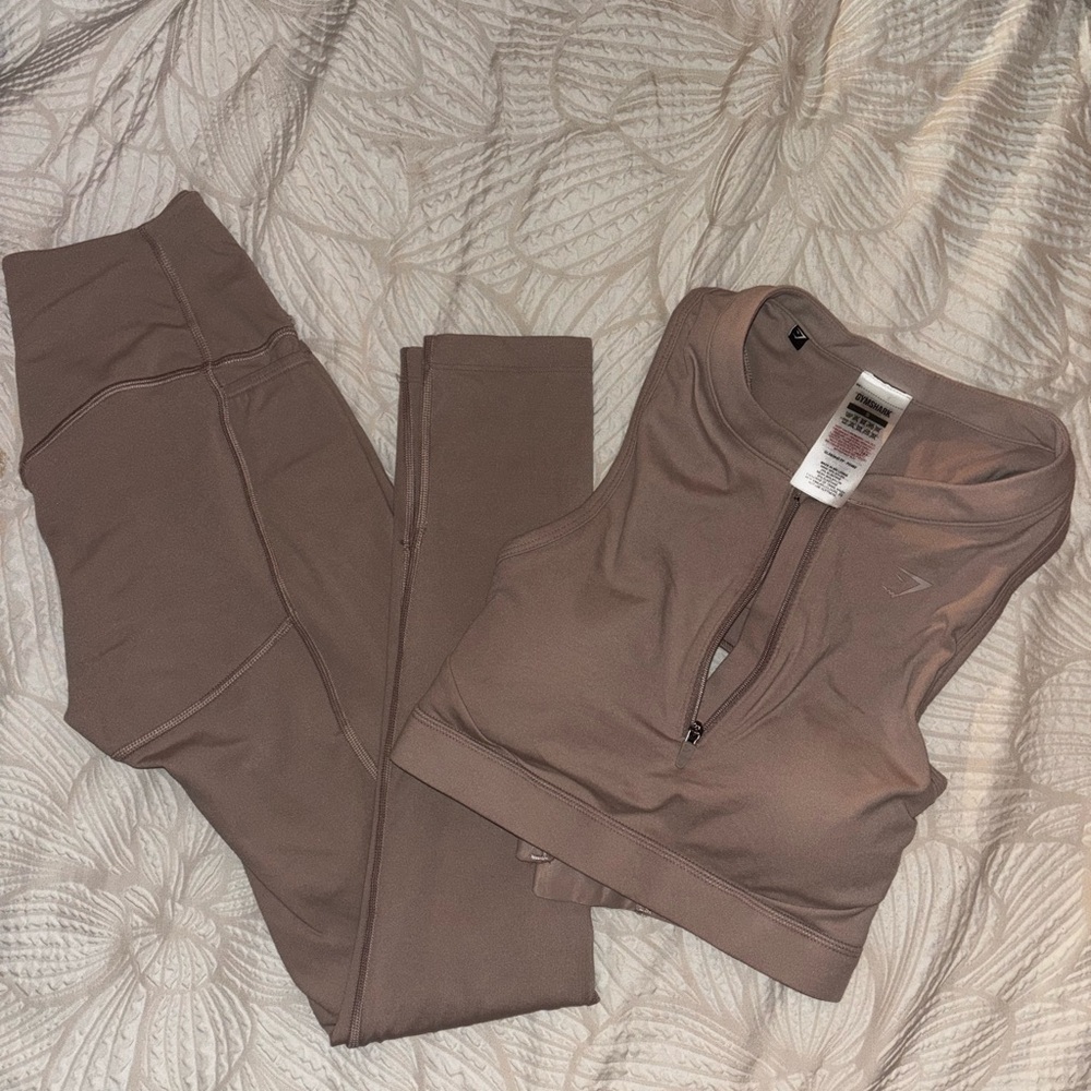 Gymshark Tan Leggings for Effortless Comfort